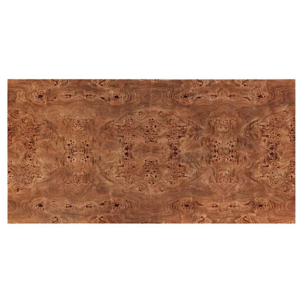 Marlo Dining Table - Dark Burl, Mappa Burl Veneer