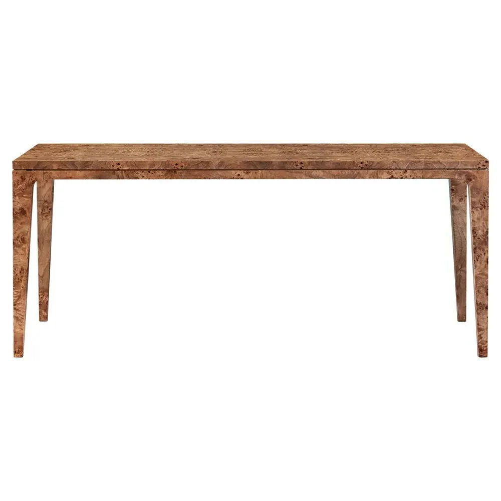 Marlo Large Dining Table - Dark Burl, Mappa Burl Veneer