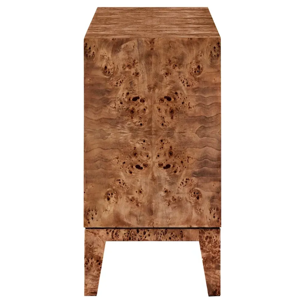 Marlo Sideboard - Dark Burl, Mappa Burl Veneer