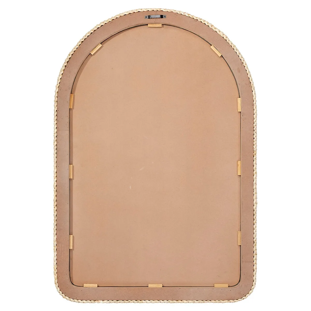 Marlowe Arched Wall Mirror - Natural, Corn Husk