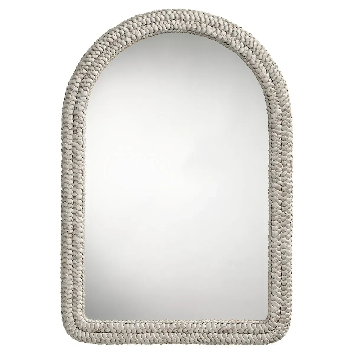 Marlowe Arched Wall Mirror - Natural, Corn Husk