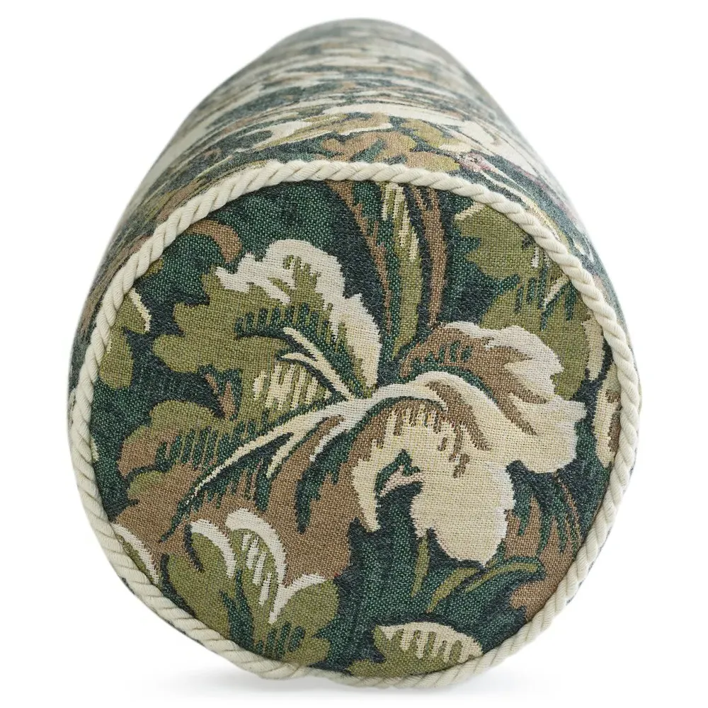 Marlowe Bolster Pillow - Green, Wool