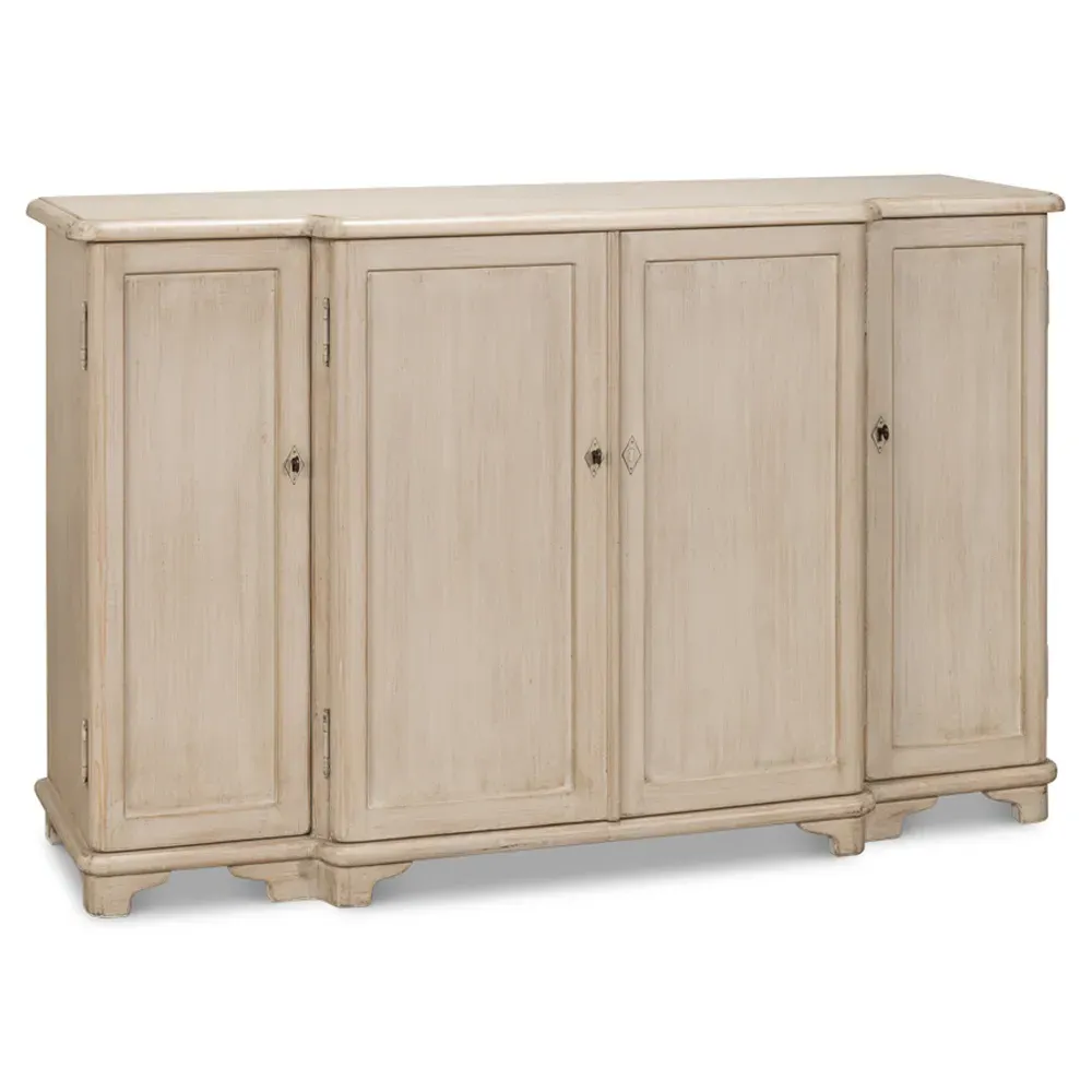 Marlowe Sideboard - Stone Grey, Pine Wood