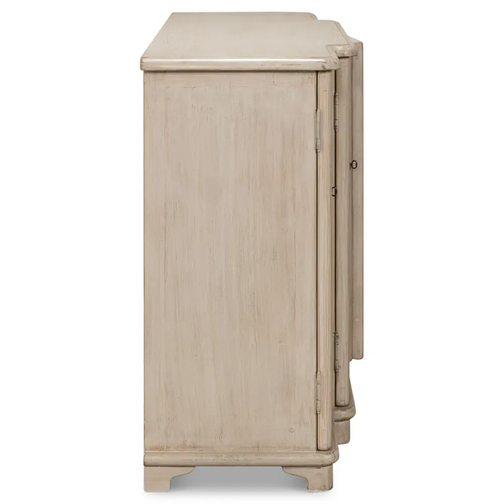 Marlowe Sideboard - Stone Grey, Pine Wood