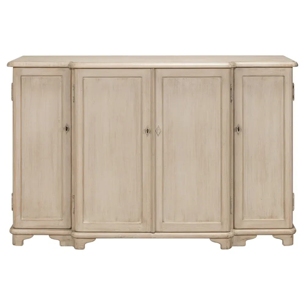 Marlowe Sideboard - Stone Grey, Pine Wood