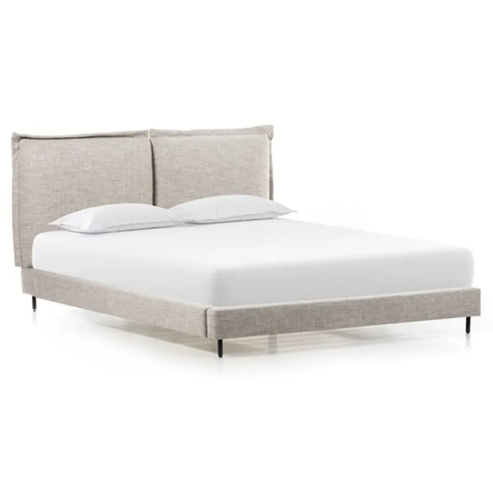 Marly King Size Bed Frame - Grey, Iron