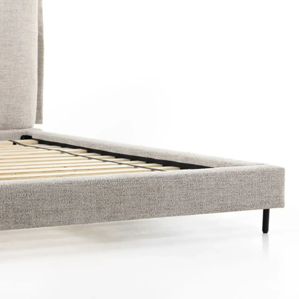 Marly King Size Bed Frame - Grey, Iron