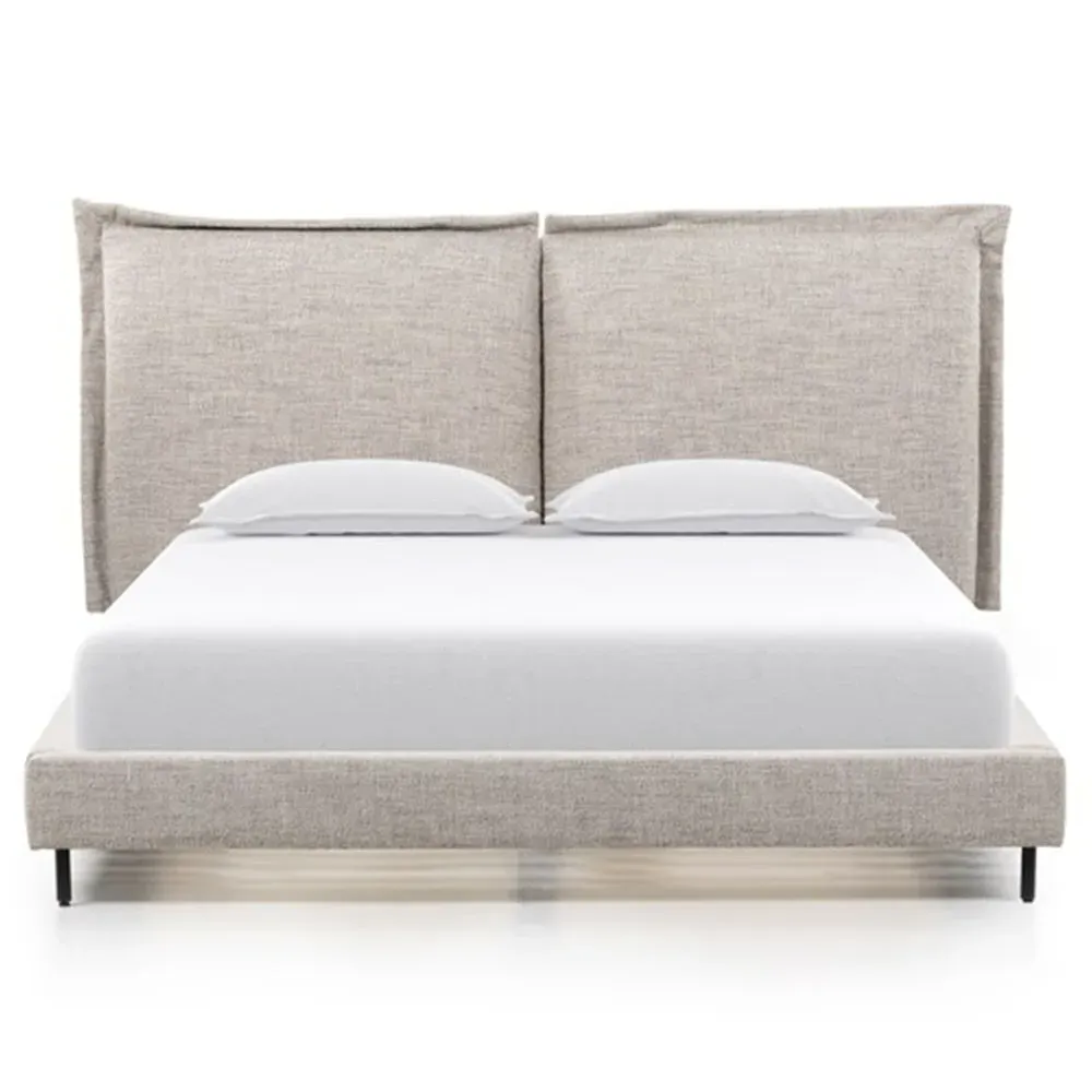 Marly King Size Bed Frame - Grey, Iron