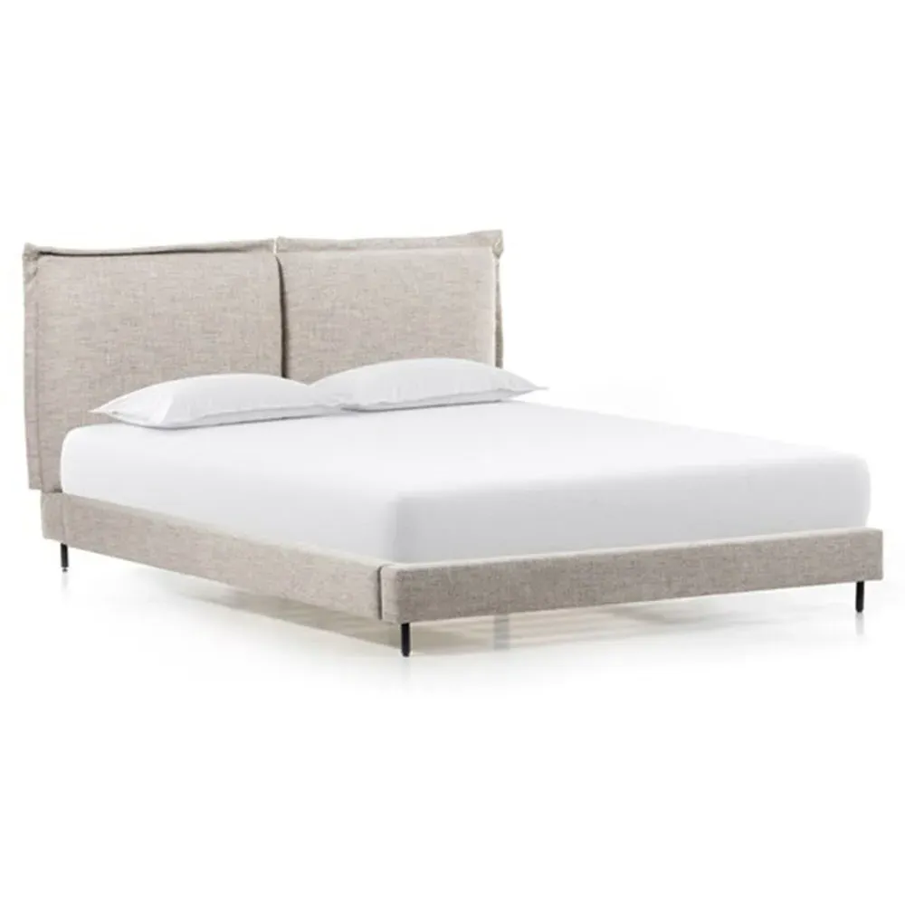 Marly Queen Size Bed Frame - Grey, Iron