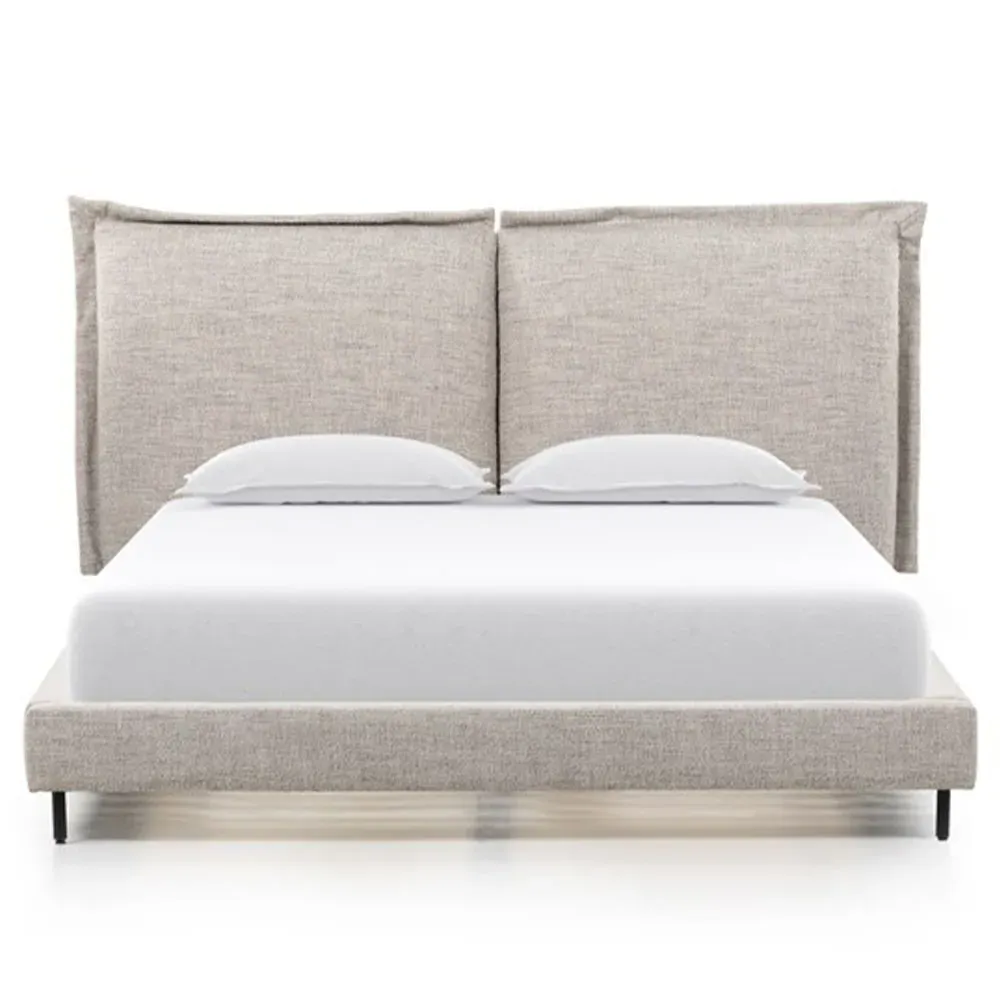 Marly Queen Size Bed Frame - Grey, Iron image