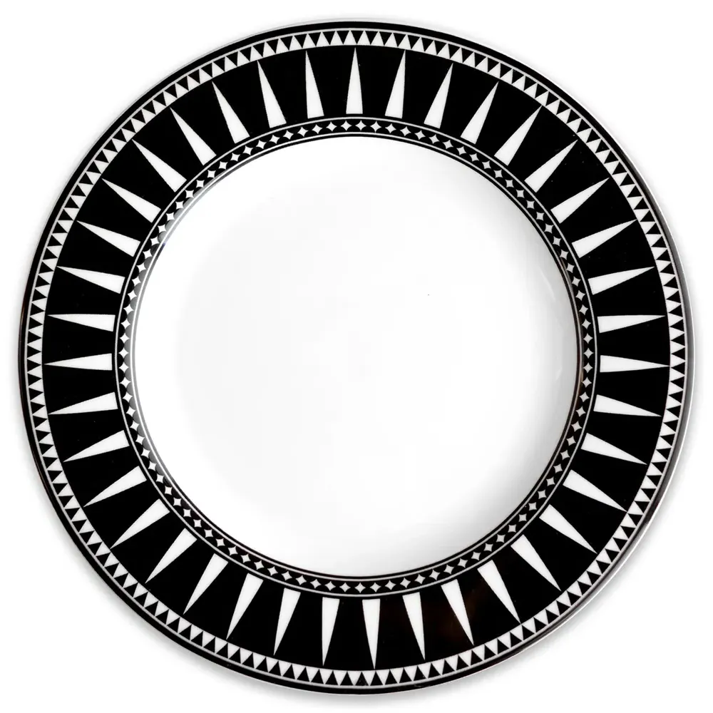 Marrakech Salad Plate - Black, Ceramic image