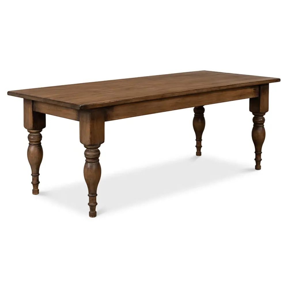Marrion Rectangular Dining Table Reclaimed - Brown, Pine Wood