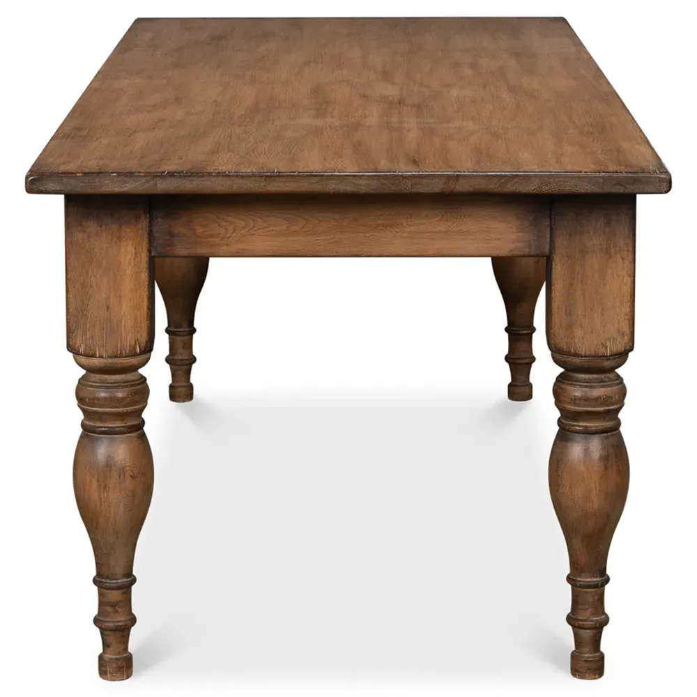 Marrion Rectangular Dining Table Reclaimed - Brown, Pine Wood