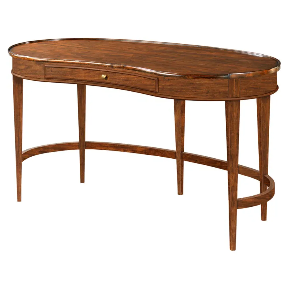 Marseille Kidney Desk - Brown, Cherry Wood image
