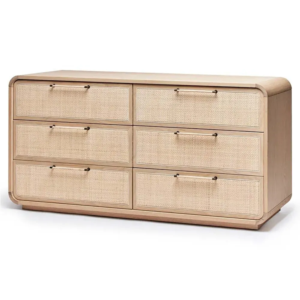 Marsh Double Dresser - Beige, Oak