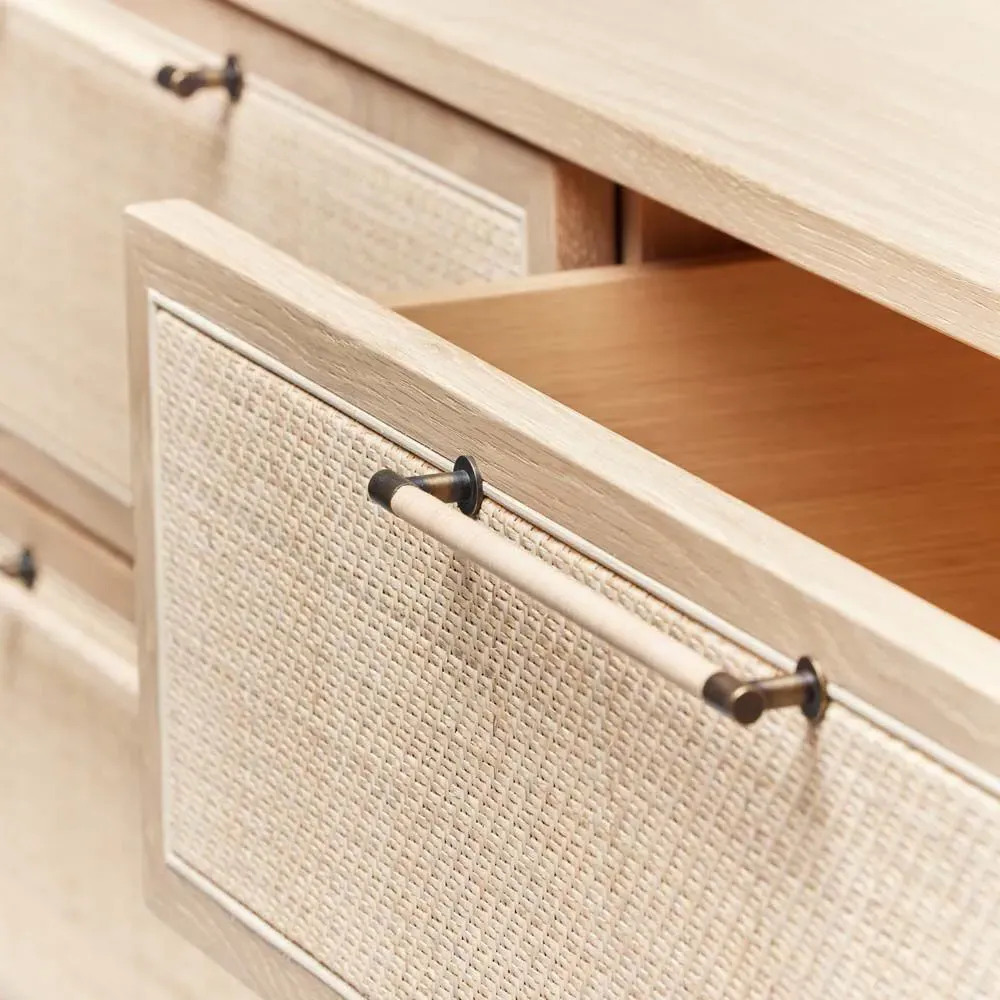 Marsh Double Dresser - Beige, Oak