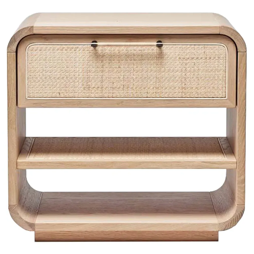 Marsh Nightstand - Beige, Oak image