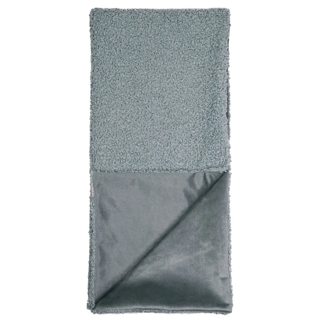 Martina Textured Throw Blanket - Blue, Polyester