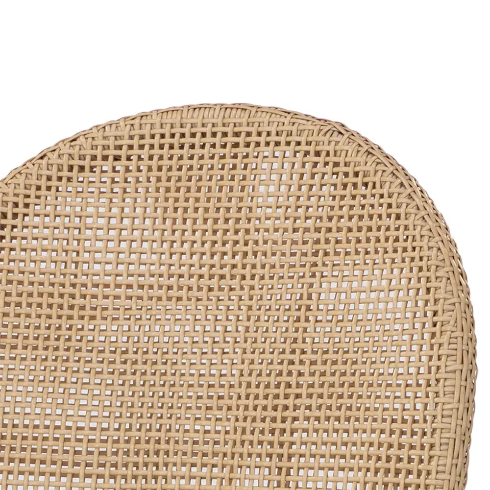 Marwa Dining Side Chair Set of 2 - Cream, Wicker