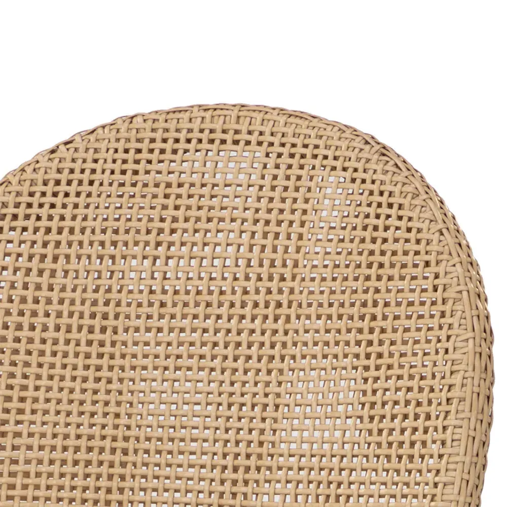 Marwa Outdoor Counter Stool - Cream, Wicker