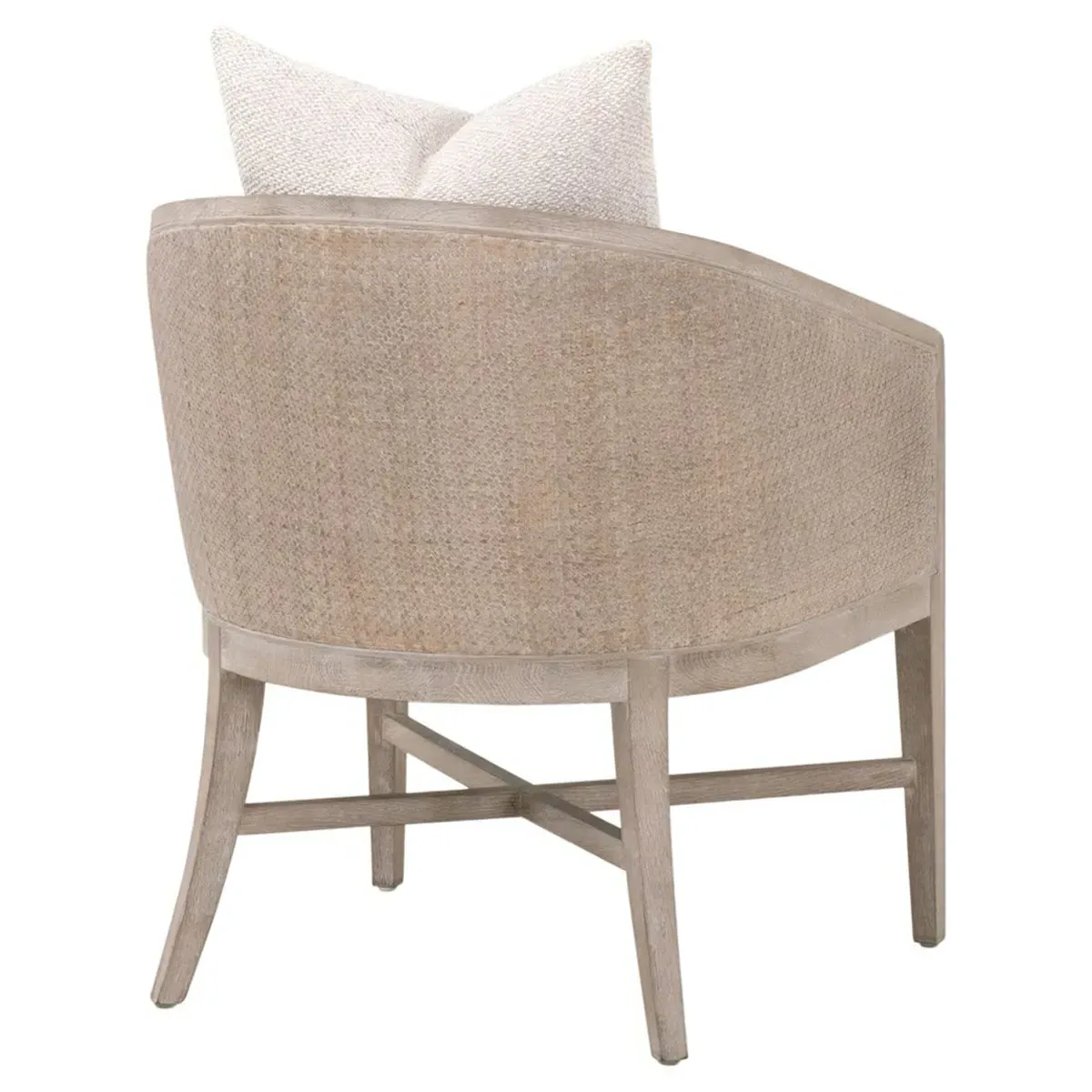 Mason Dining Arm Chair - Cream, Grey Oak