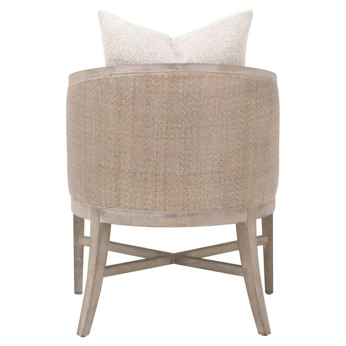 Mason Dining Arm Chair - Cream, Grey Oak