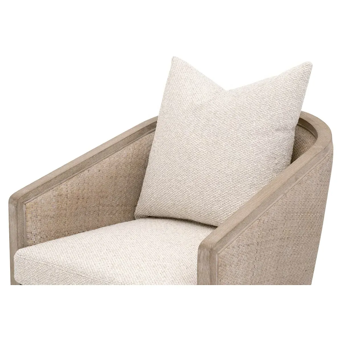 Mason Dining Arm Chair - Cream, Grey Oak