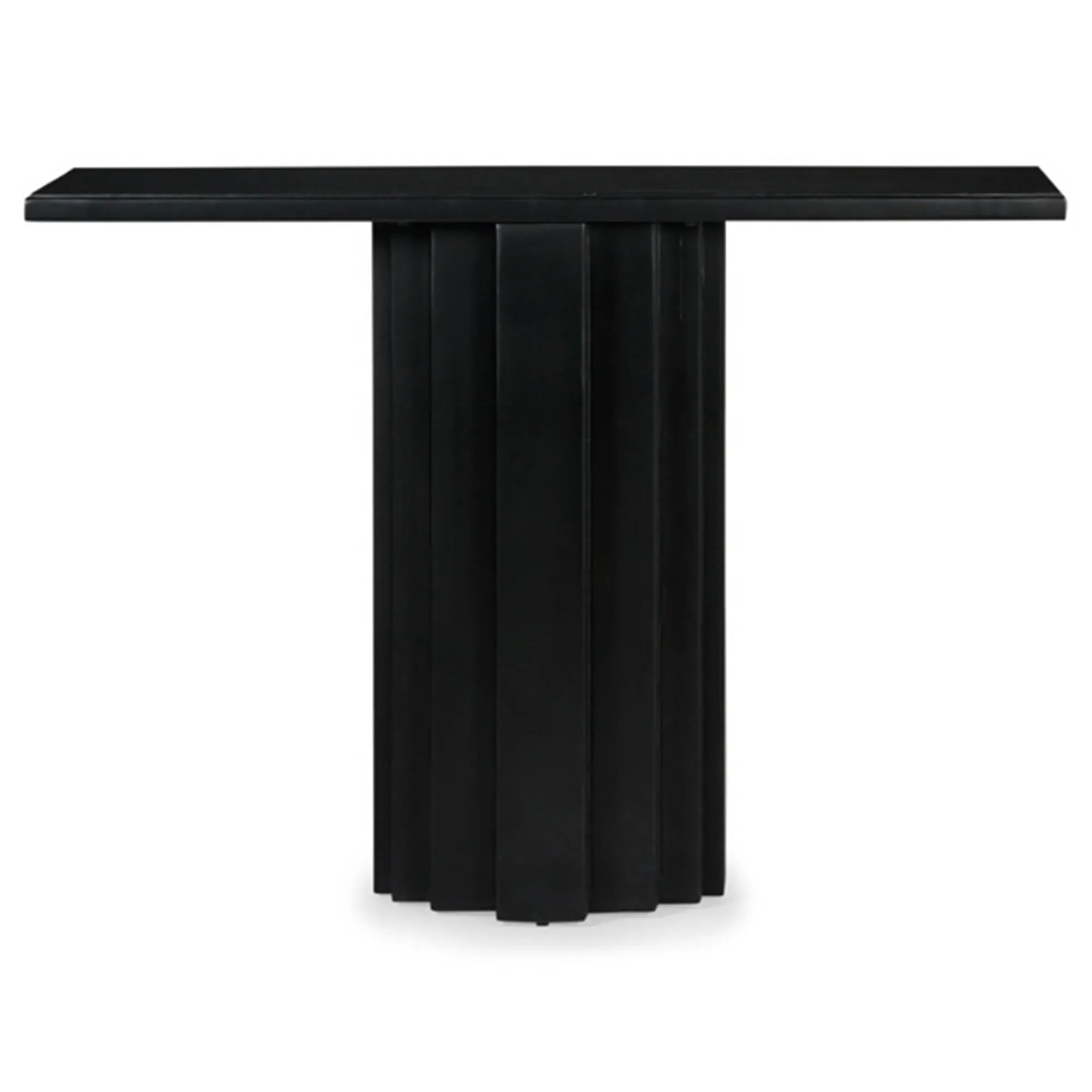 Mason Rectangular Console Table - Black, Mango Wood