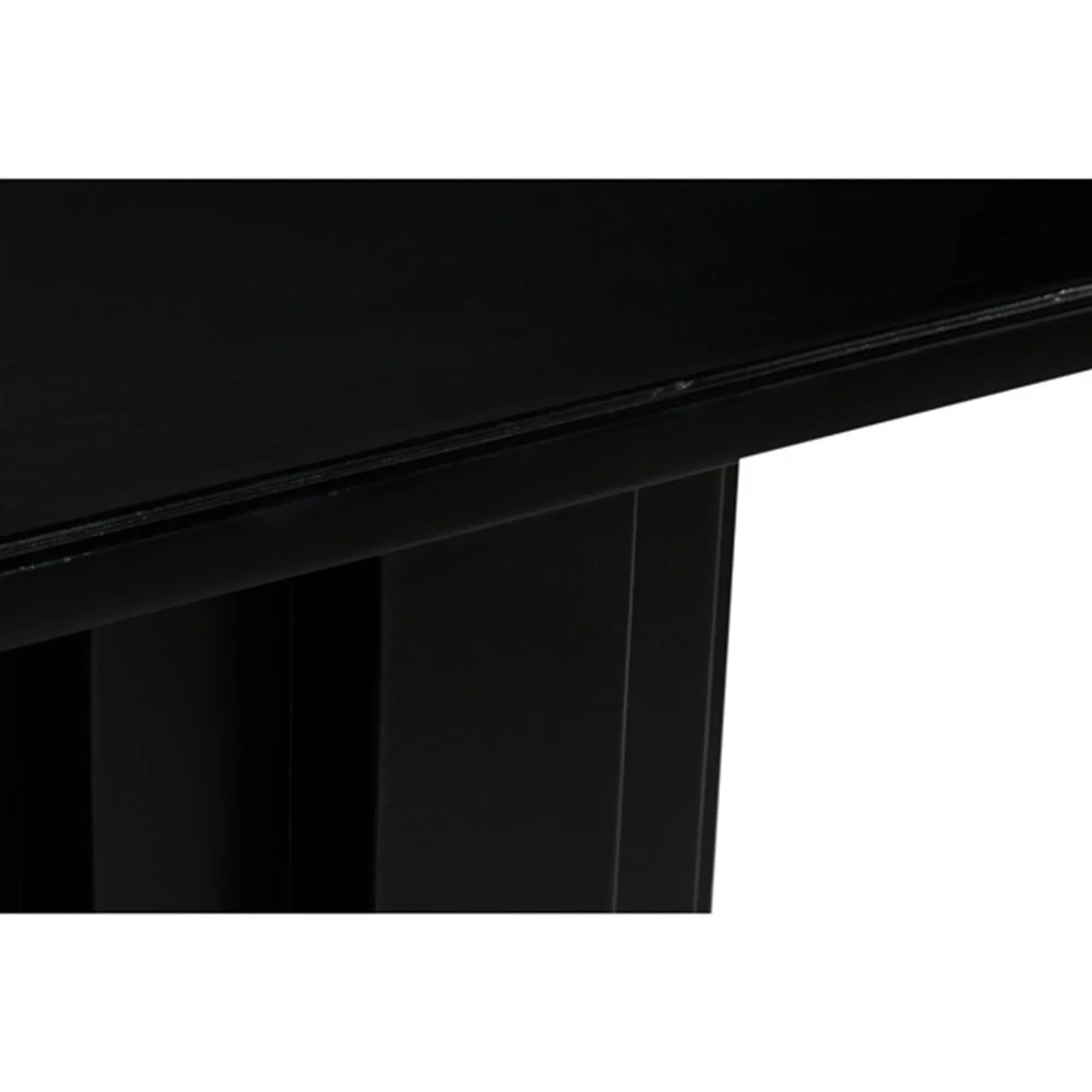 Mason Rectangular Console Table - Black, Mango Wood