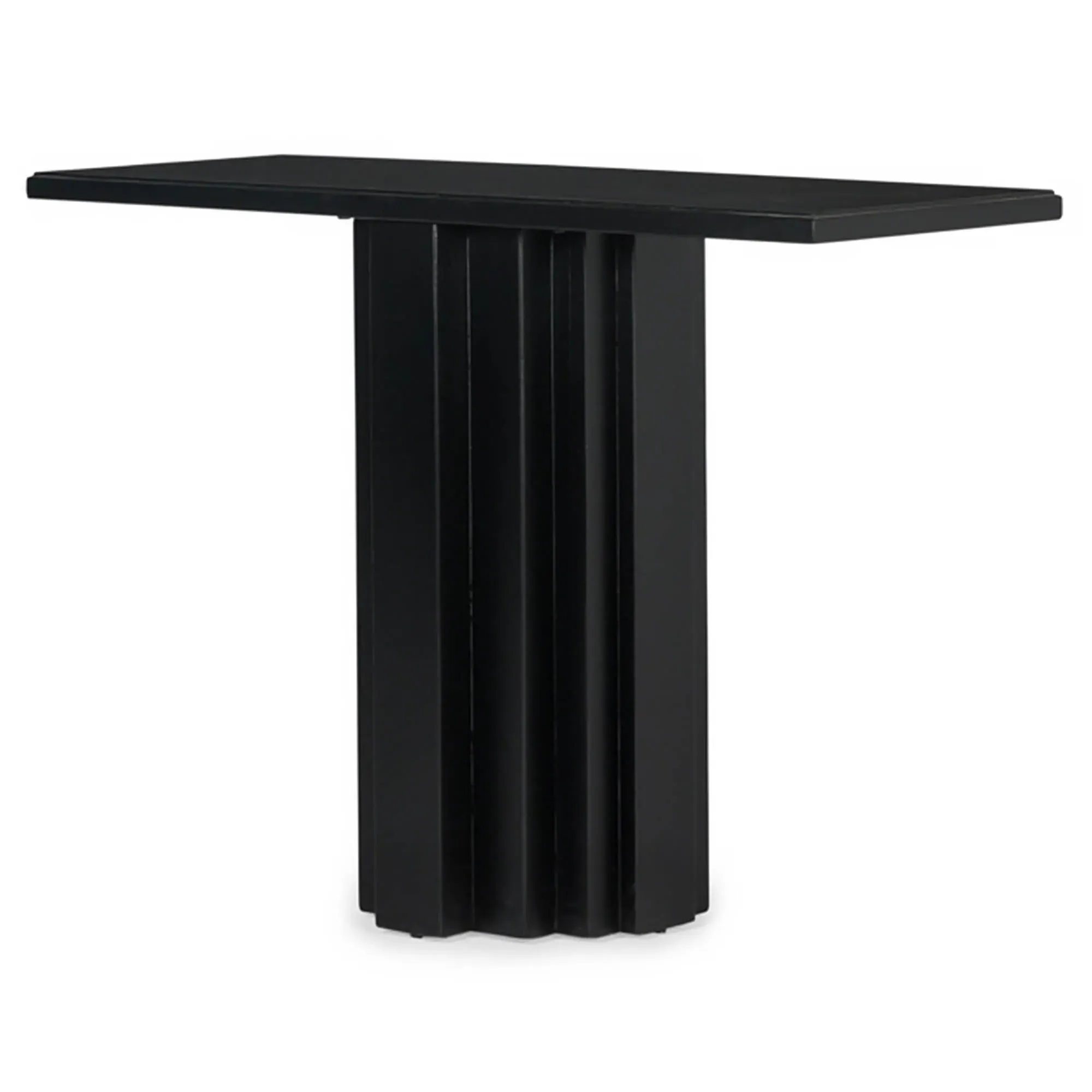 Mason Rectangular Console Table - Black, Mango Wood image