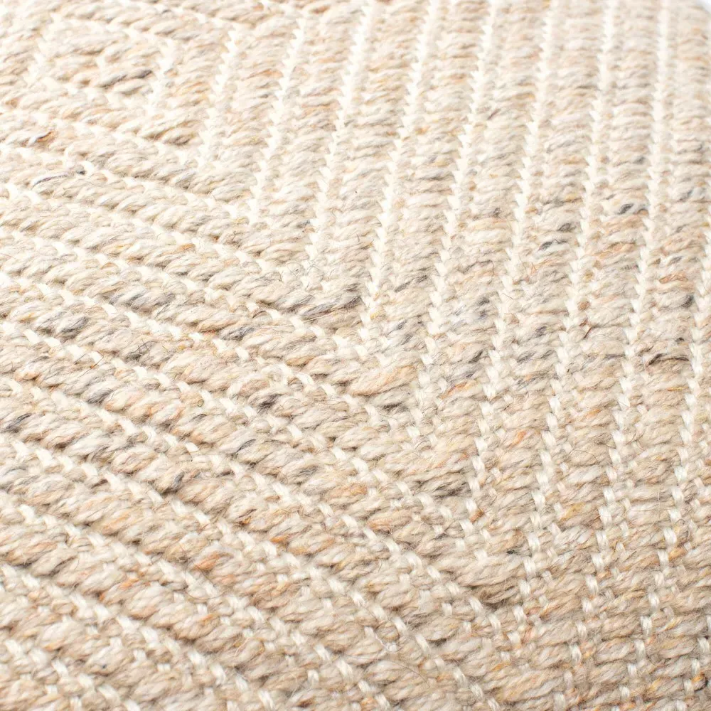 Matilda Diamond Indoor Outdoor Throw Pillow - Beige