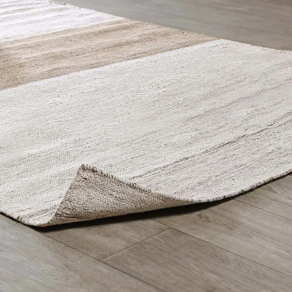 Matilda Stripe Ombre Indoor Outdoor Rug - Brown, Polyester