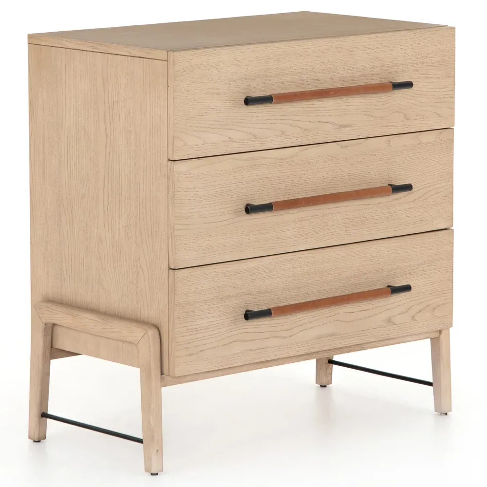 Matthew 3 Drawer Dresser - Brown, Oak