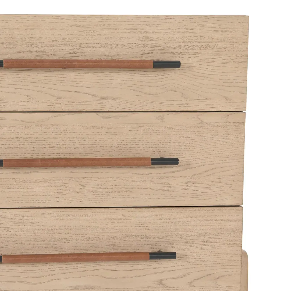 Matthew 3 Drawer Dresser - Brown, Oak