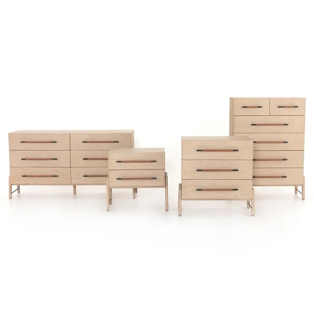 Matthew 6 Drawer Dresser - Brown, Oak