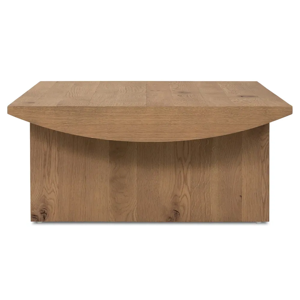 Matthew Rectangular Coffee Table - Brown, Oak