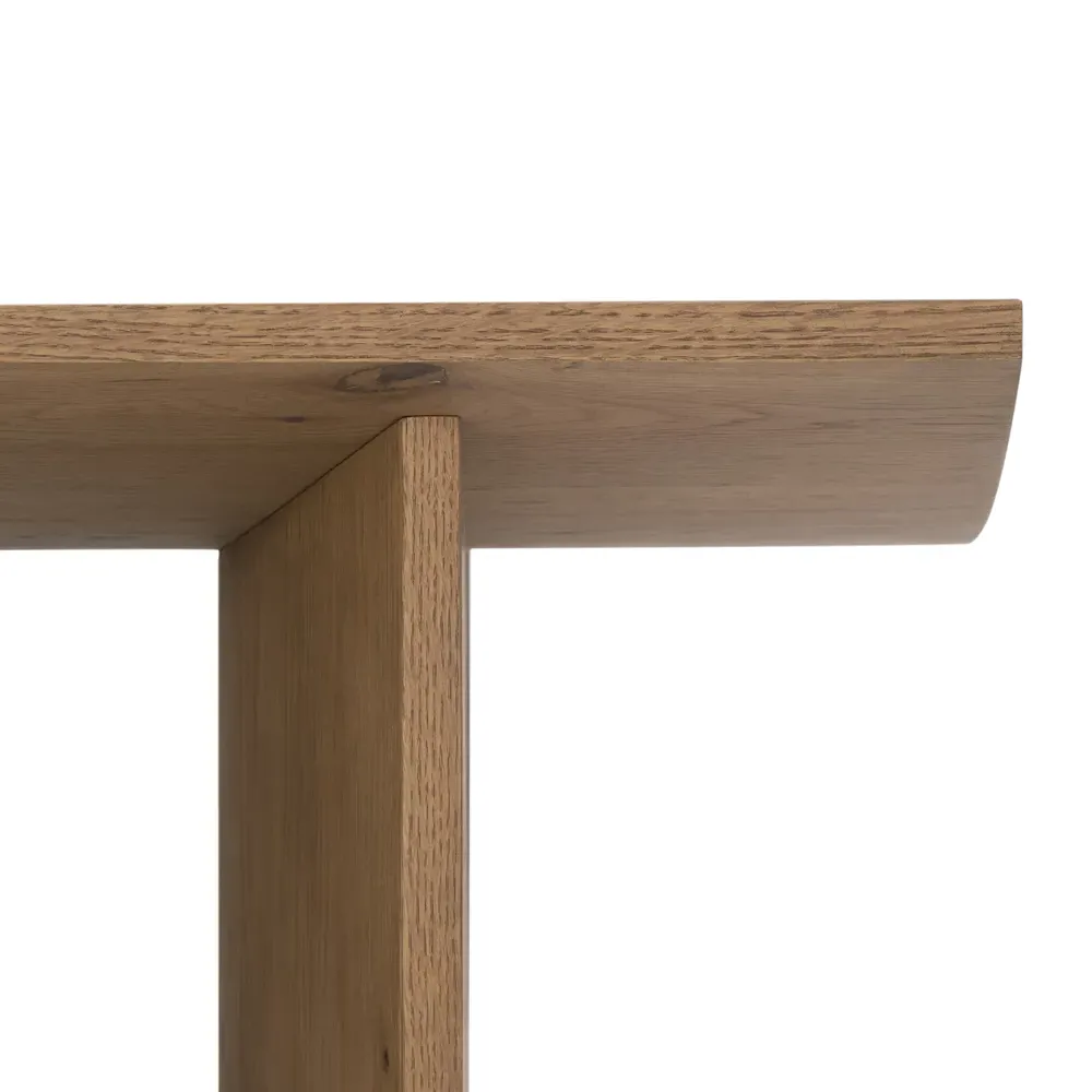 Matthew Rectangular Coffee Table - Brown, Oak