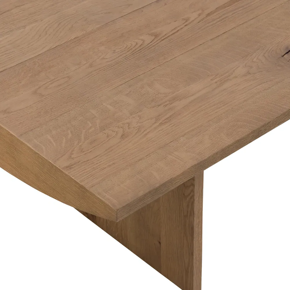 Matthew Rectangular Coffee Table - Brown, Oak