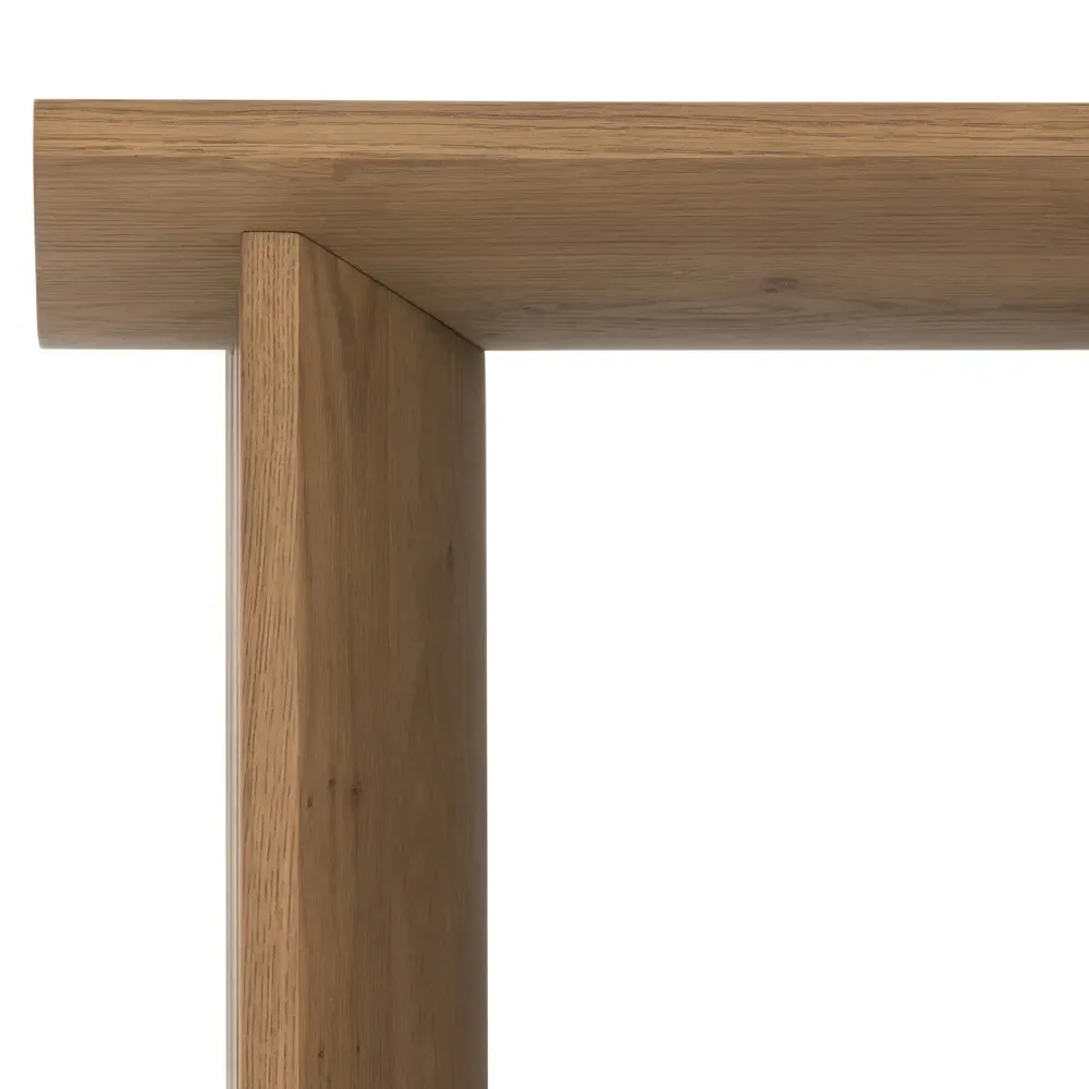 Matthew Rectangular End Table - Brown, Oak