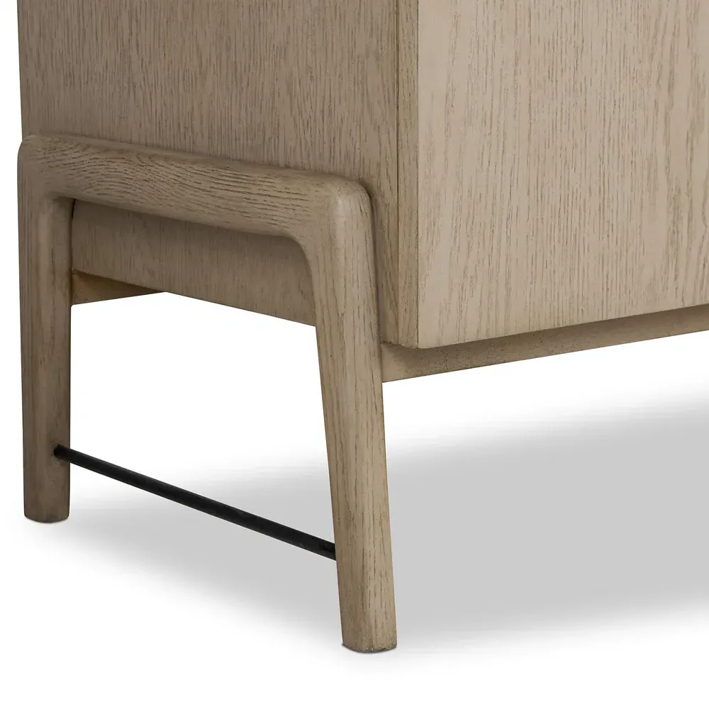 Matthew Rectangular Sideboard - Brown, Oak