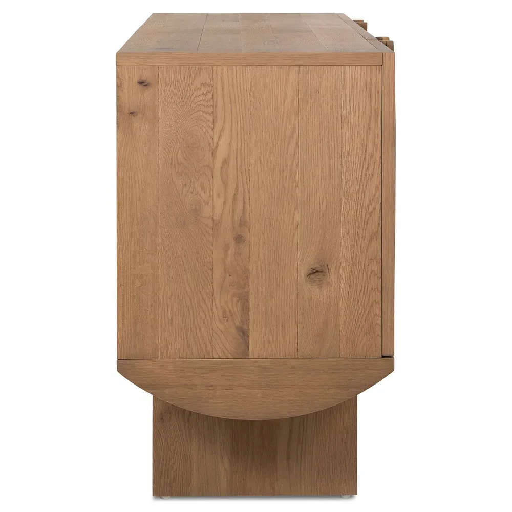 Matthew Sideboard with Storage - Brown, Oak