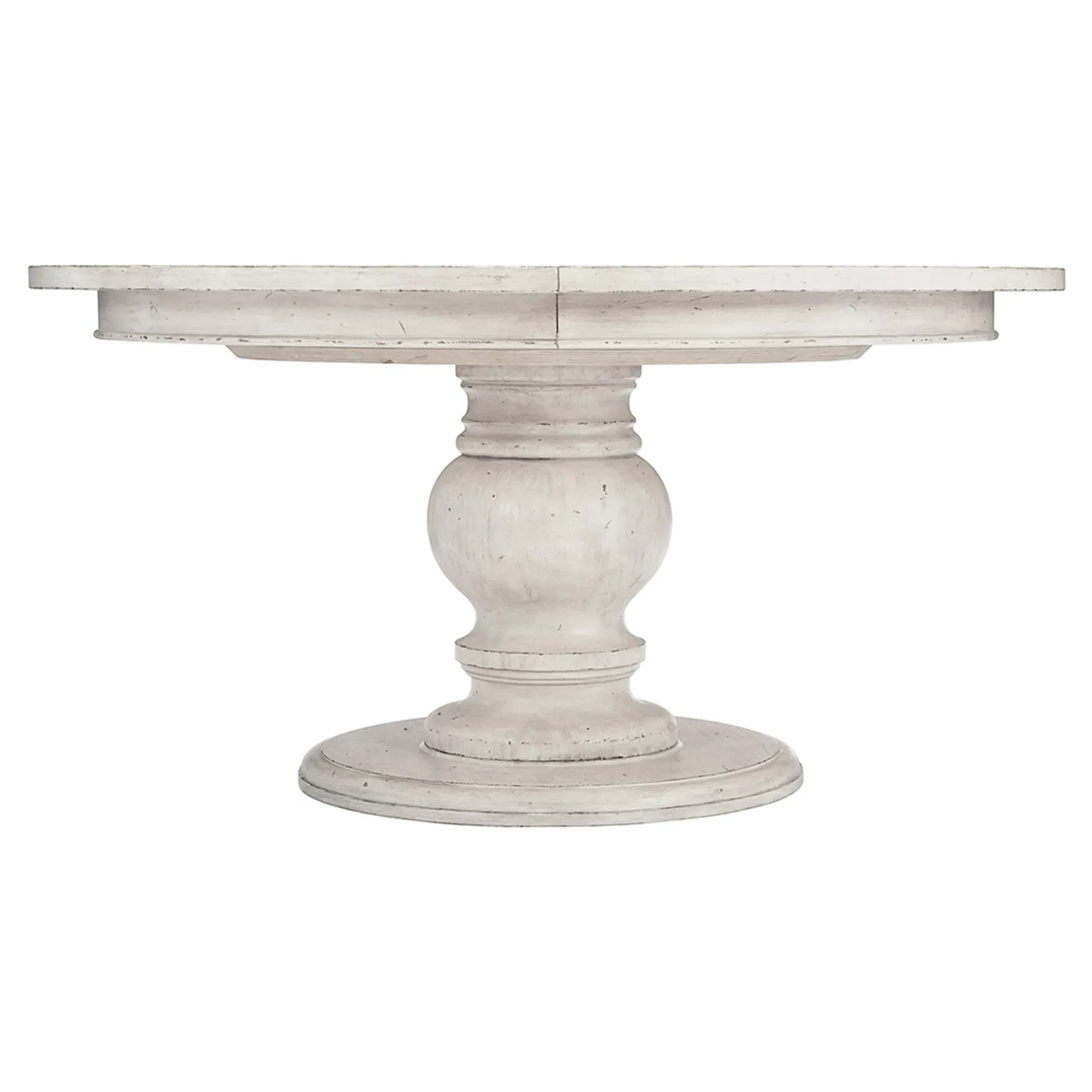 Maurene Extendable Round Dining Table - Light Grey