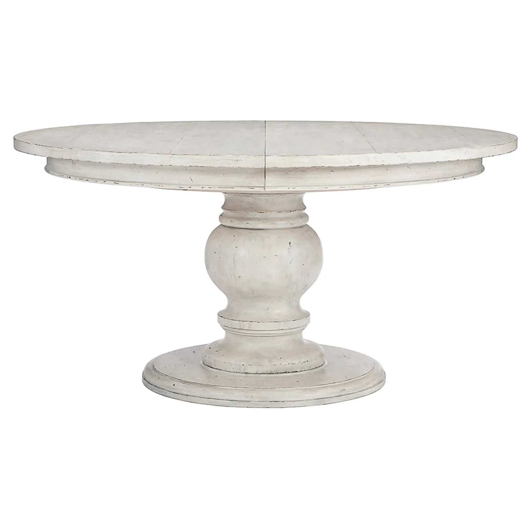 Maurene Extendable Round Dining Table - Light Grey image