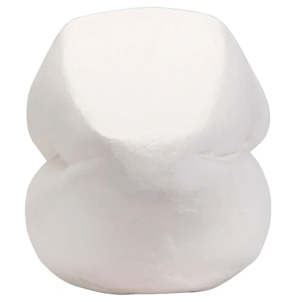 Mavery Lip Sculpture - White, Fiber Cement