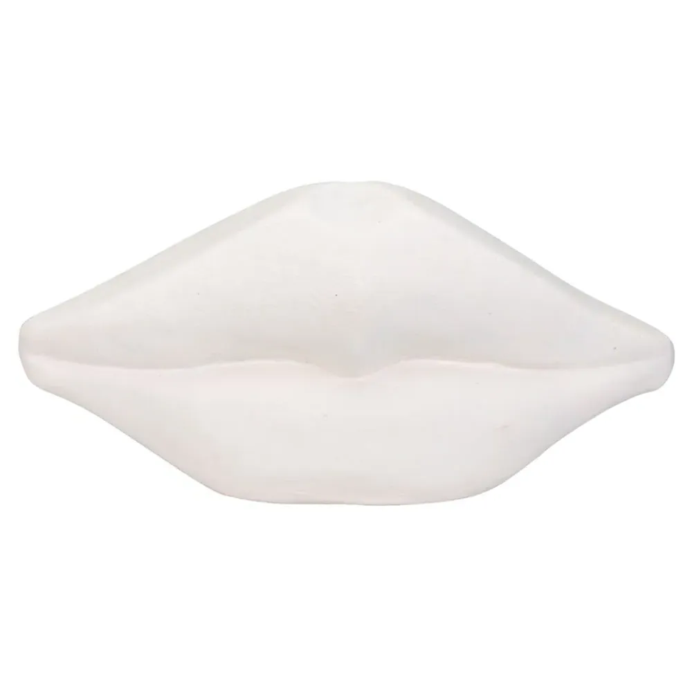 Mavery Lip Sculpture - White, Fiber Cement image