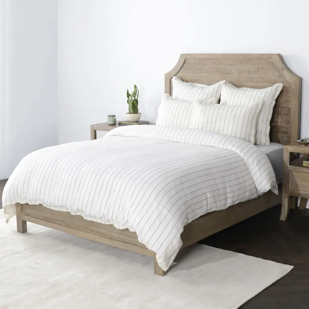 Mavis King Size Duvet Set - Ivory, Linen