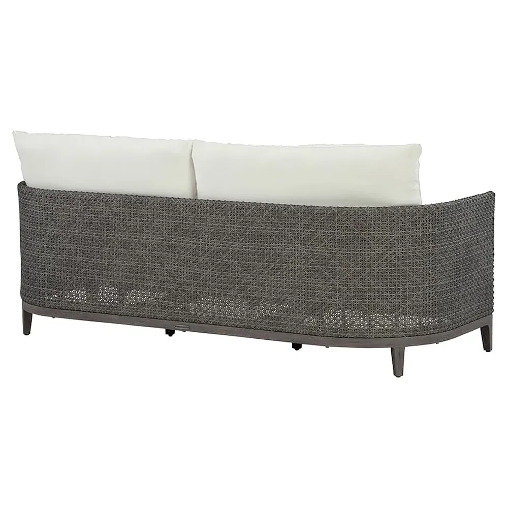 Mavis Outdoor Sofa - Grey, Wicker