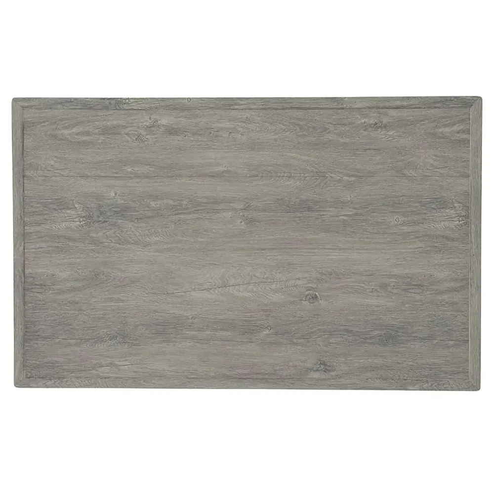 Mavis Rectangular Outdoor Coffee Table - Grey, Aluminum