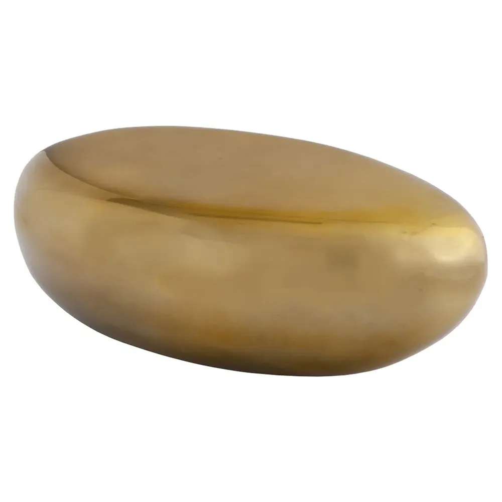 Maxim Small Outdoor Coffee Table - Liquid Gold, Resin