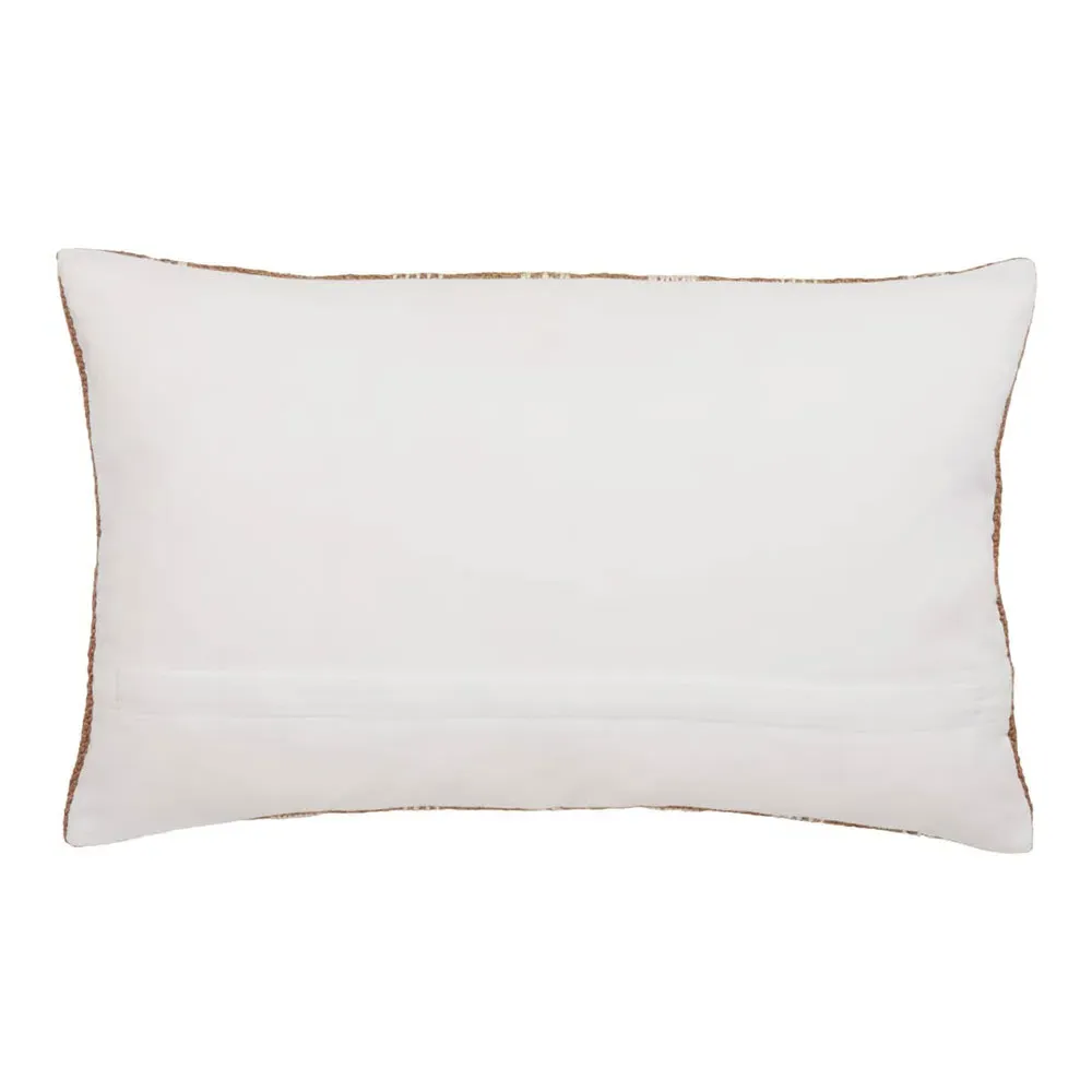 Maximus Global Striped Indoor Outdoor Lumbar Pillow - Tan